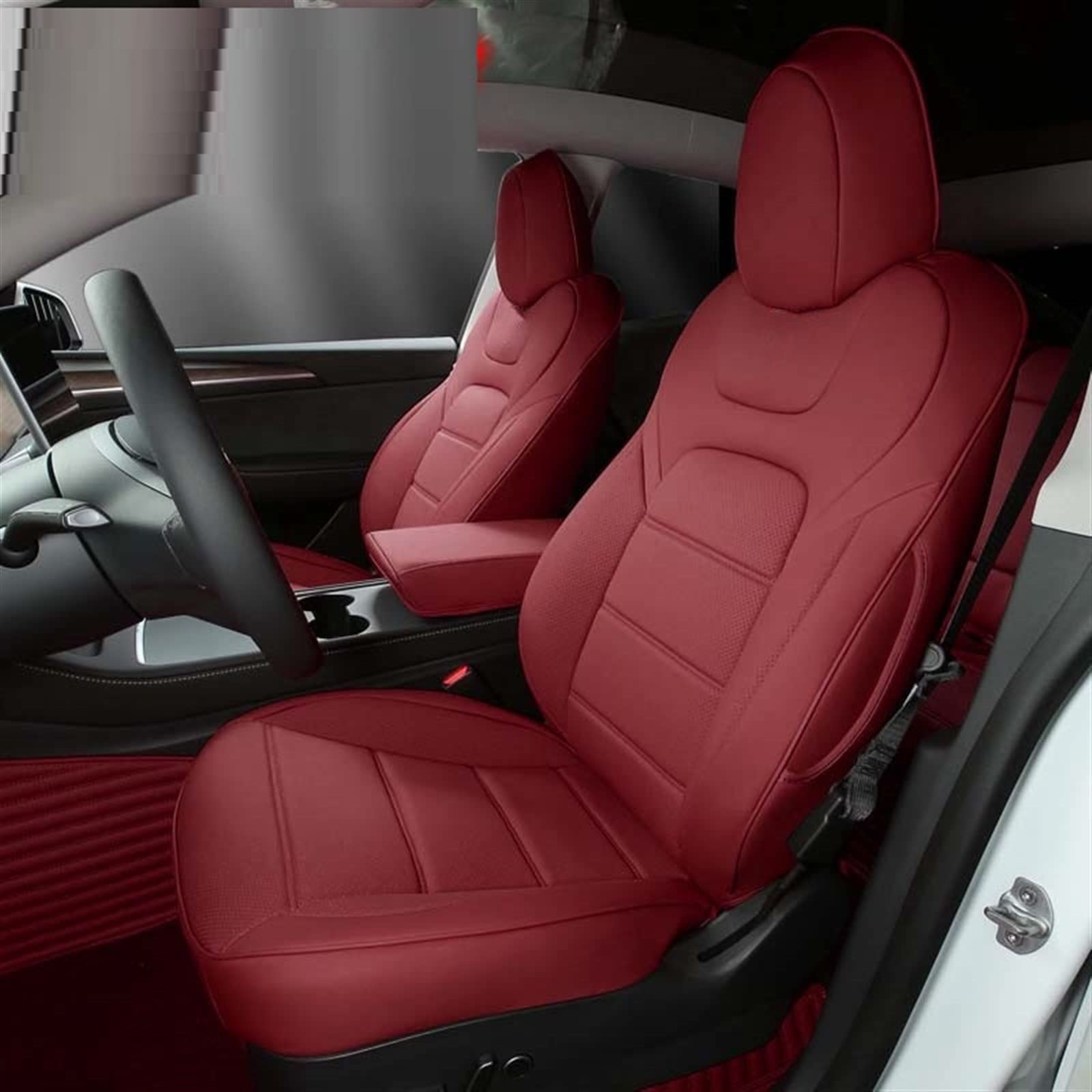 NOHEEU Car Seat Cushion Covers Pads For Tesla Model 3 Y Auto Automotive Interior Accessories