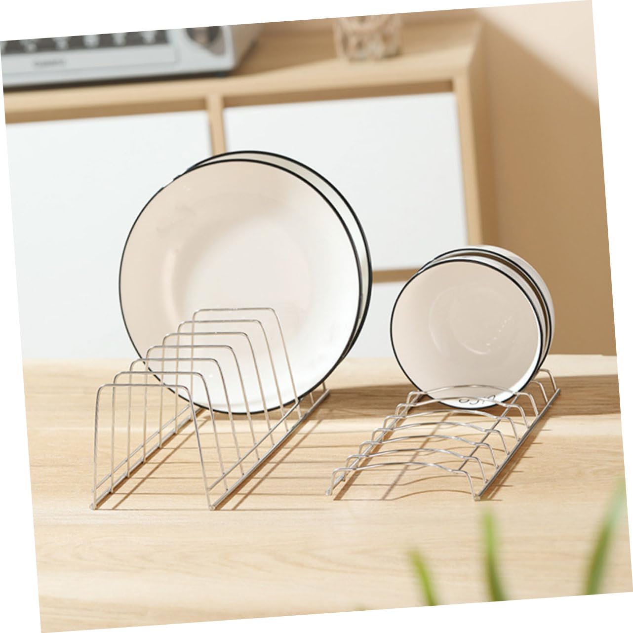 Cabilock 5st Geschirrkorb Abtropfgestell Für Geschirr Geschirrständer Für Die Küche Wäscheständer Küche Wäscheständer Für Küchentheke Kleiner Geschirrtrockenständer Rostfreier Stahl Silver