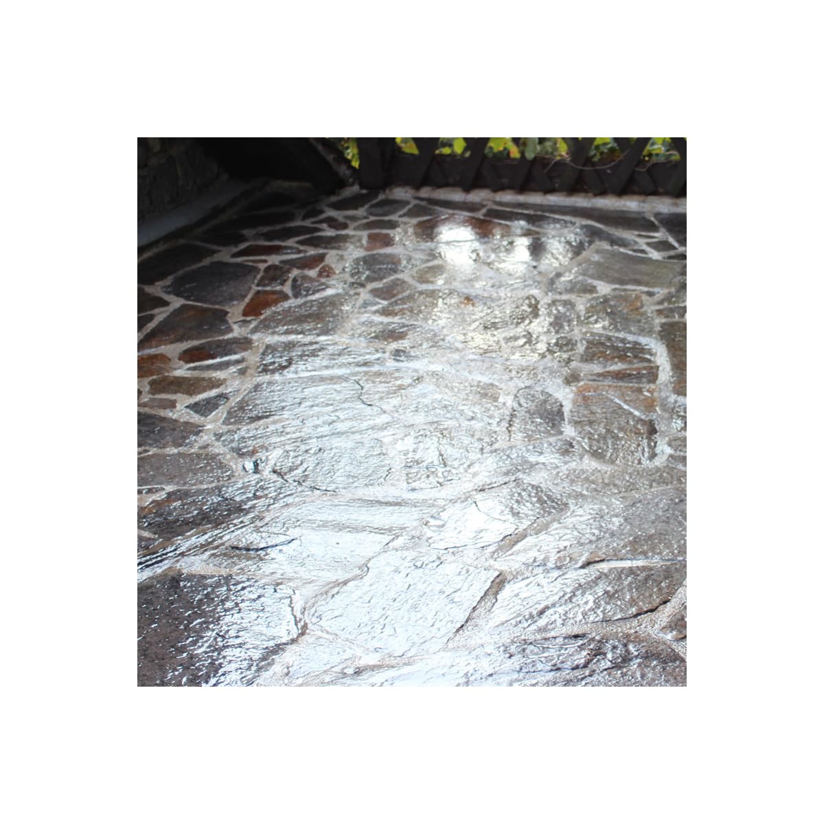 Kit Impermeabilización Terraza Azulejos Transparente 5 m², tráfico público, soporte poroso Acabado Brillante | Kit Completo, Resina Transparente Transitable, Terrazas, Balcones, Azulejos, Resiste a los Uv - Arcane Industries
