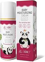 Creme facial infantil, creme hidratante calmante para bebês, nutritivo e hidratante, fórmula suave com manteiga de karité, camomila, leve, hipoalergênico, loção facial de bebê, segura para