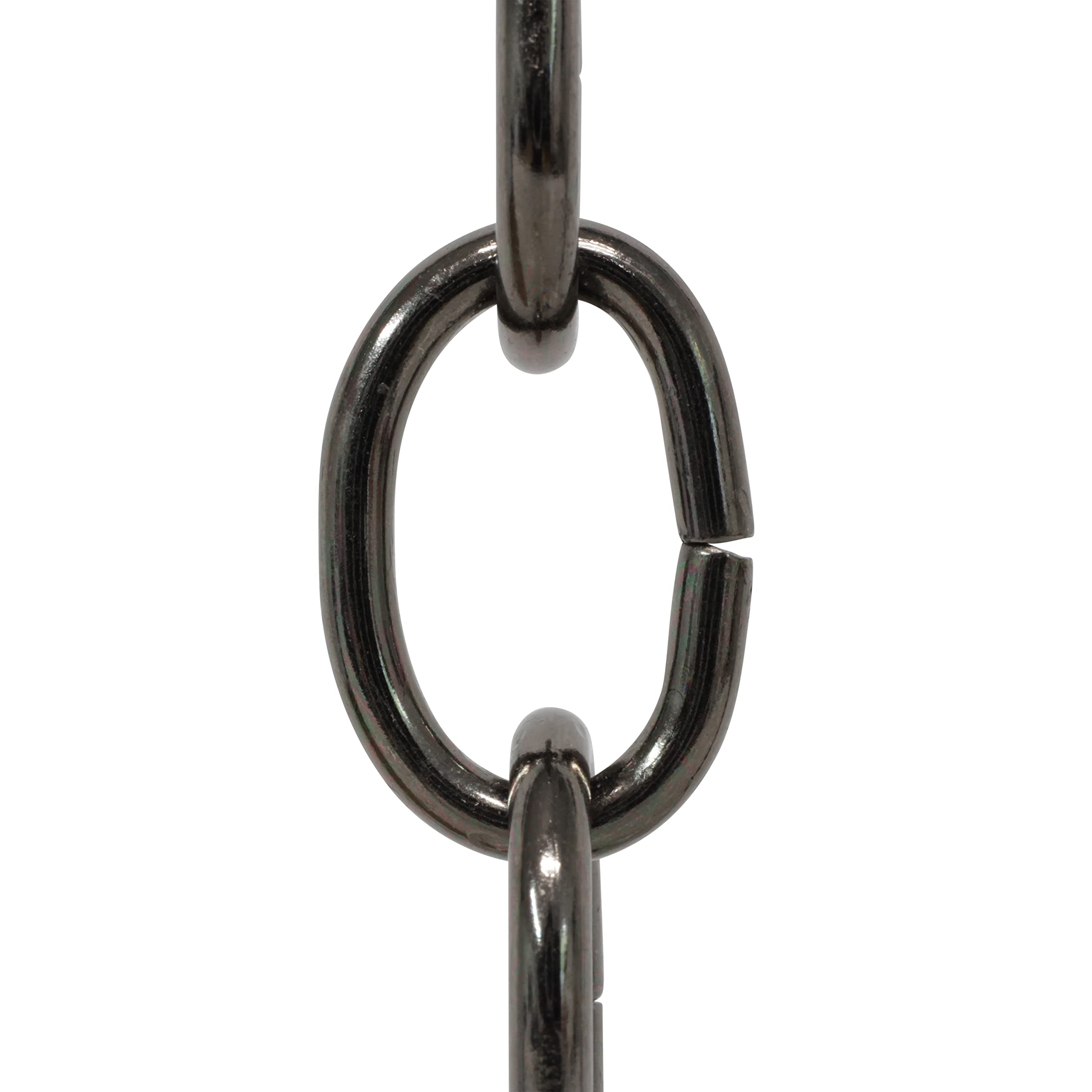 RCH Hardware CH-S56-11S-GUN-3 Steel Chandelier Chain, Gunmetal (3 Feet)