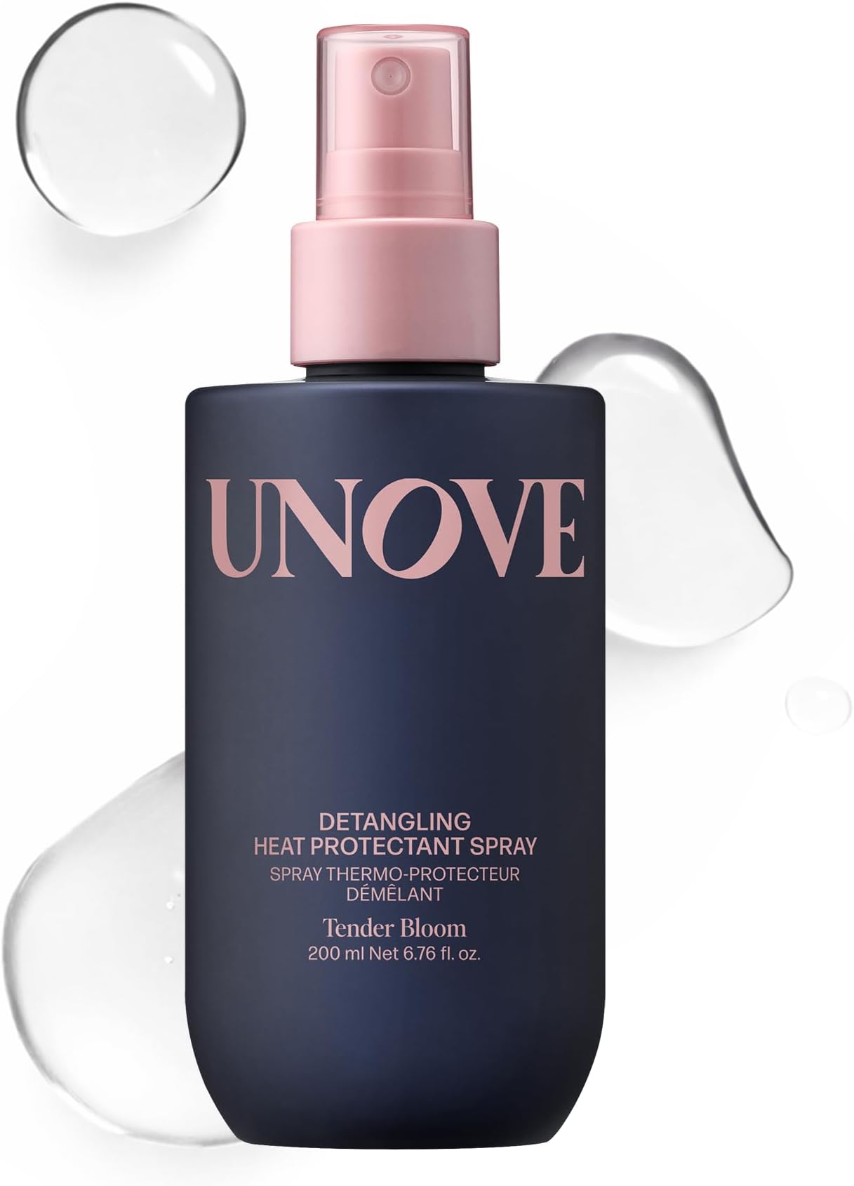 Detangling Heat Protection Spray for Damaged Hair | Deep Hydration & Repair | Lightweight Leave-In Formula | Frizz Control | Smooth, Silky Finish | Quick Hair Care Solution, 200ml /6.8 fl.oz