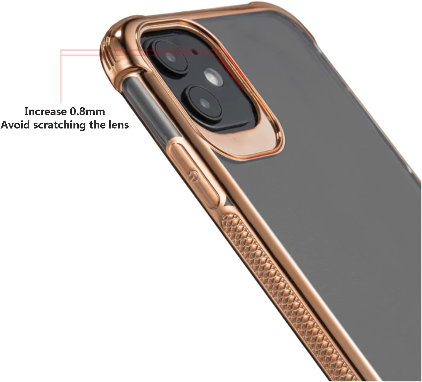 PROPFE per iPhone 11 Custodia, Custodia Protettiva per paraurti Trasparente Antiurto Sottile in TPU Flessibile Morbido per iPhone 11