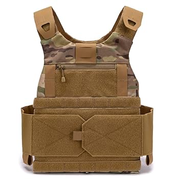 Amazon.co.jp: [TWINFALCONS] 軽量 プレートキャリア サバゲー
