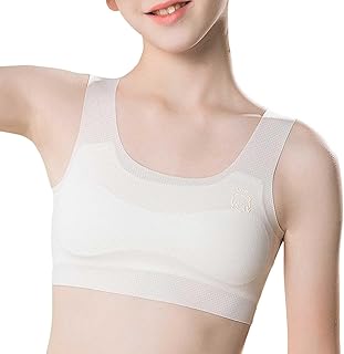 Ropa interior adolescente niña crop top sujetador niña sin costuras sujetador deportivo entrenamiento blanco adolescente sujetador camisola estilo ligero sin costuras niños niñas bragas negro