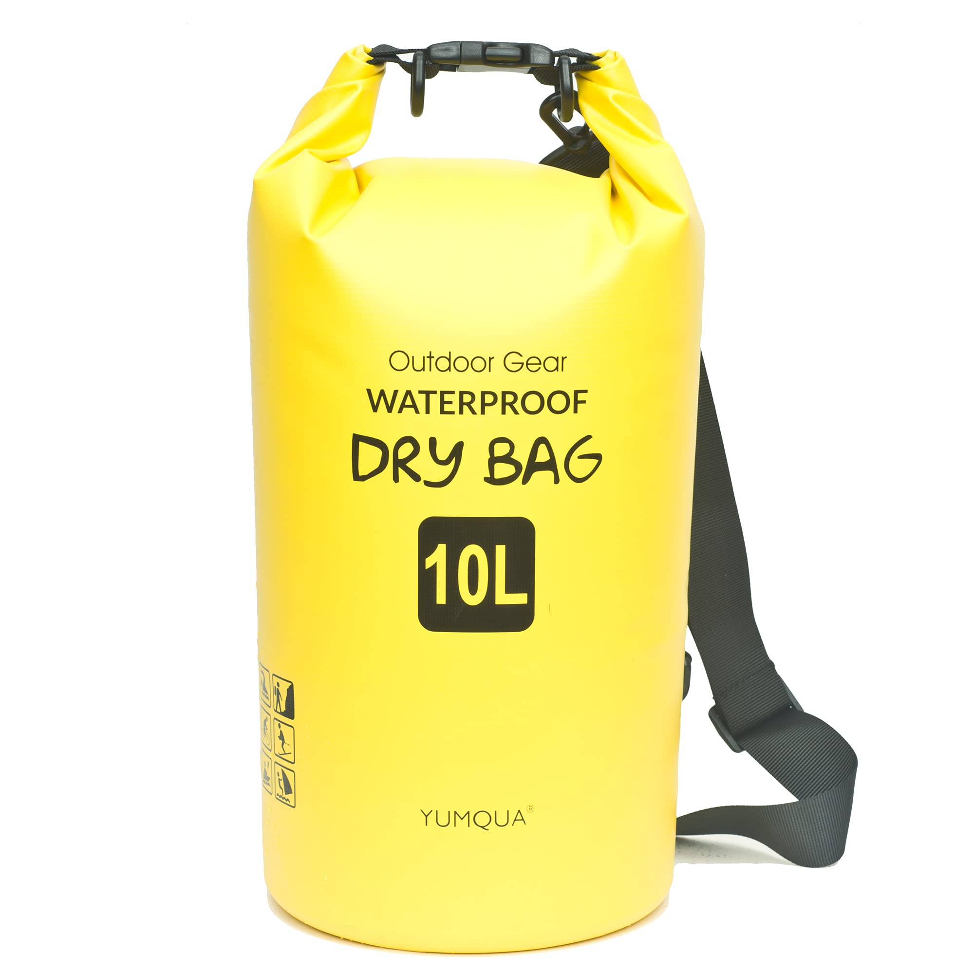 YUMQUAWaterproof Dry Bag Backpack 5L/10L/20L/30L/40L, Roll Top Floating Waterproof Storage Bags for Kayaking, Boating, Swimming, Hiking, Camping and Fishing