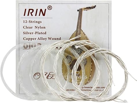 Arabic Wood String Instrument Accessories Clear Nylon Silver Plated Copper Alloy Wound String