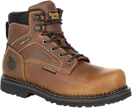 Georgia Boot Men's Giant Revamp Steel Toe Waterproof Work Boots