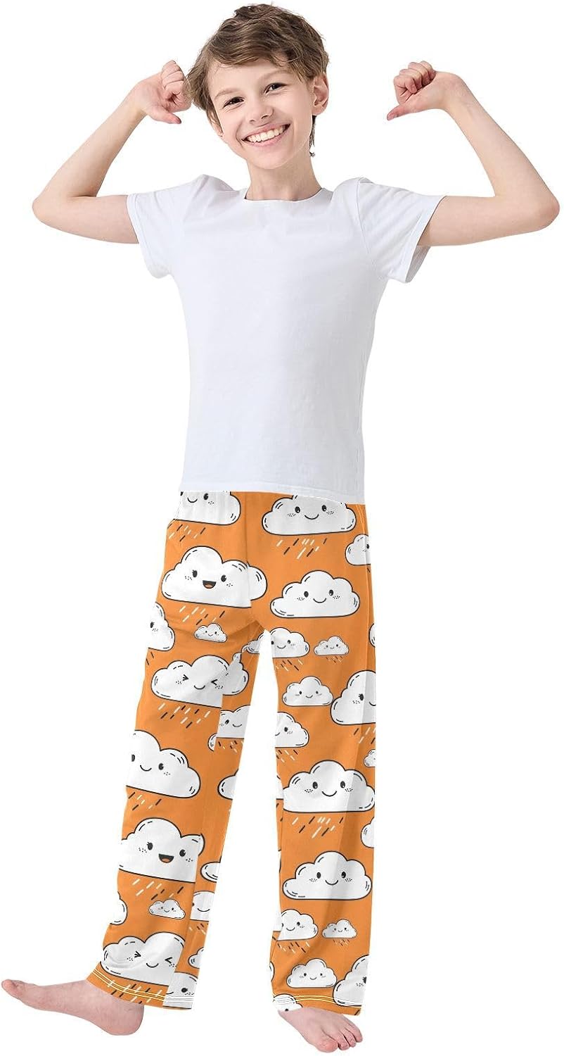 Super Soft Pajama Lounge Pants with Pockets Elastic Waist Long Sleepwear Pajama Bottoms for Christmas