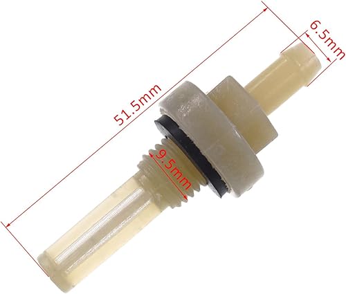 Miniatura 4 de Miaowa - Paquete de 2 filtros de junta de gasolina para tanque de combustible para motor Honda GX160 GX200 GX240 GX270 GX340 GX390