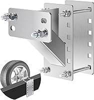 GADFISH Stainless Steel Spare Tire Carrier for Trailers - Fits 4/5/6 Lugs, 4" to 5.5" Bolt Patterns, 150 lbs Capacity, Rust-Proof Mount