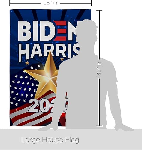 Miniatura 2 de Bandera de Biden Harris 2020 con diseño de águila de presidente de voto, para fiestas de té patrióticas, demócratas, republicanas, de Estados
