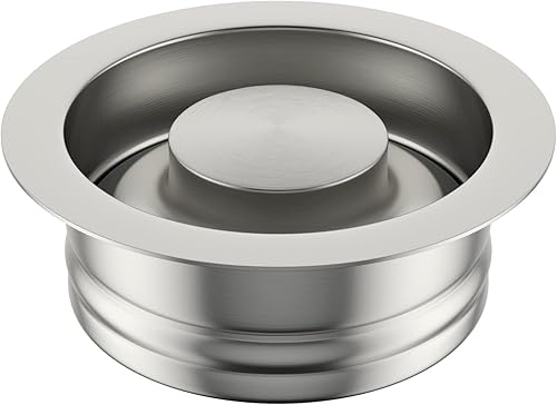 Miniatura 1 de Lordear - Tapón para fregadero de cocina de acero inoxidable  Tapón de eliminación de basura de acero inoxidable para fregadero de 3-12 pulgadas,