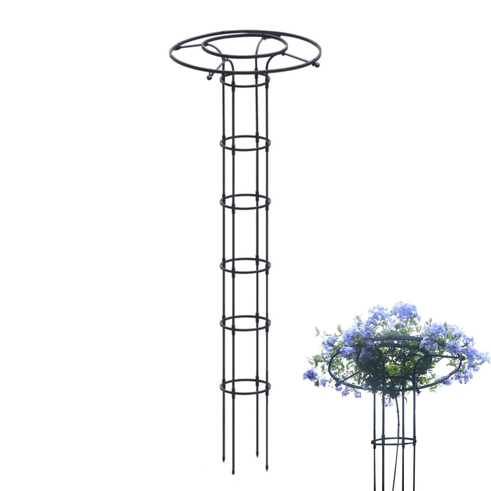 traliccio per piante da interno, torre verticale, griglia da giardino per piante rampicanti, supporto per viti, pomodori, piselli e altre piante vive