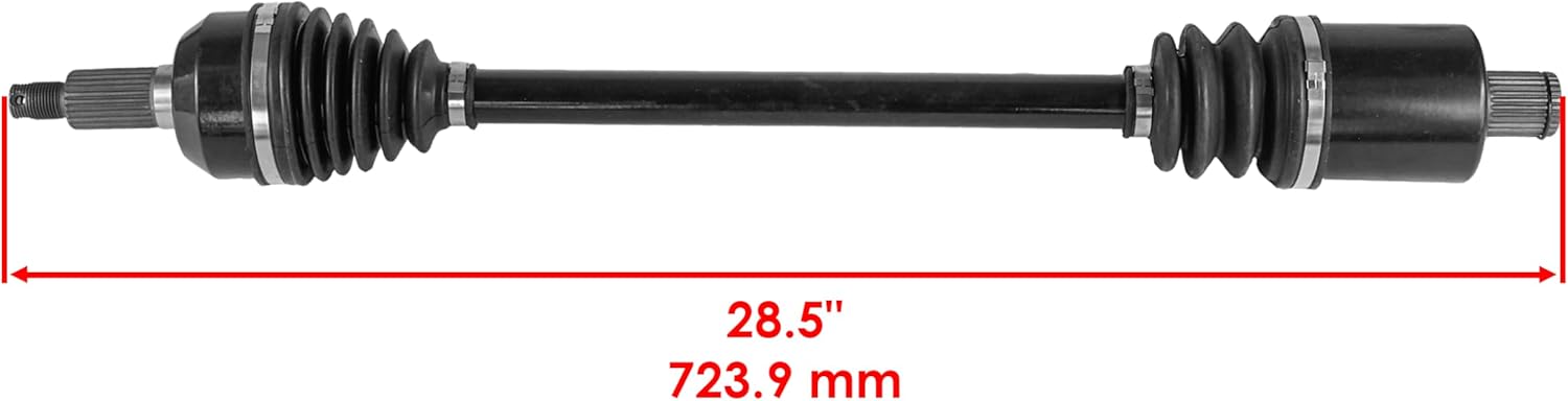 Caltric Rear Left and Right Complete Cv Joint Axles Compatible with Polaris Rzr S 900 Eps 2015
