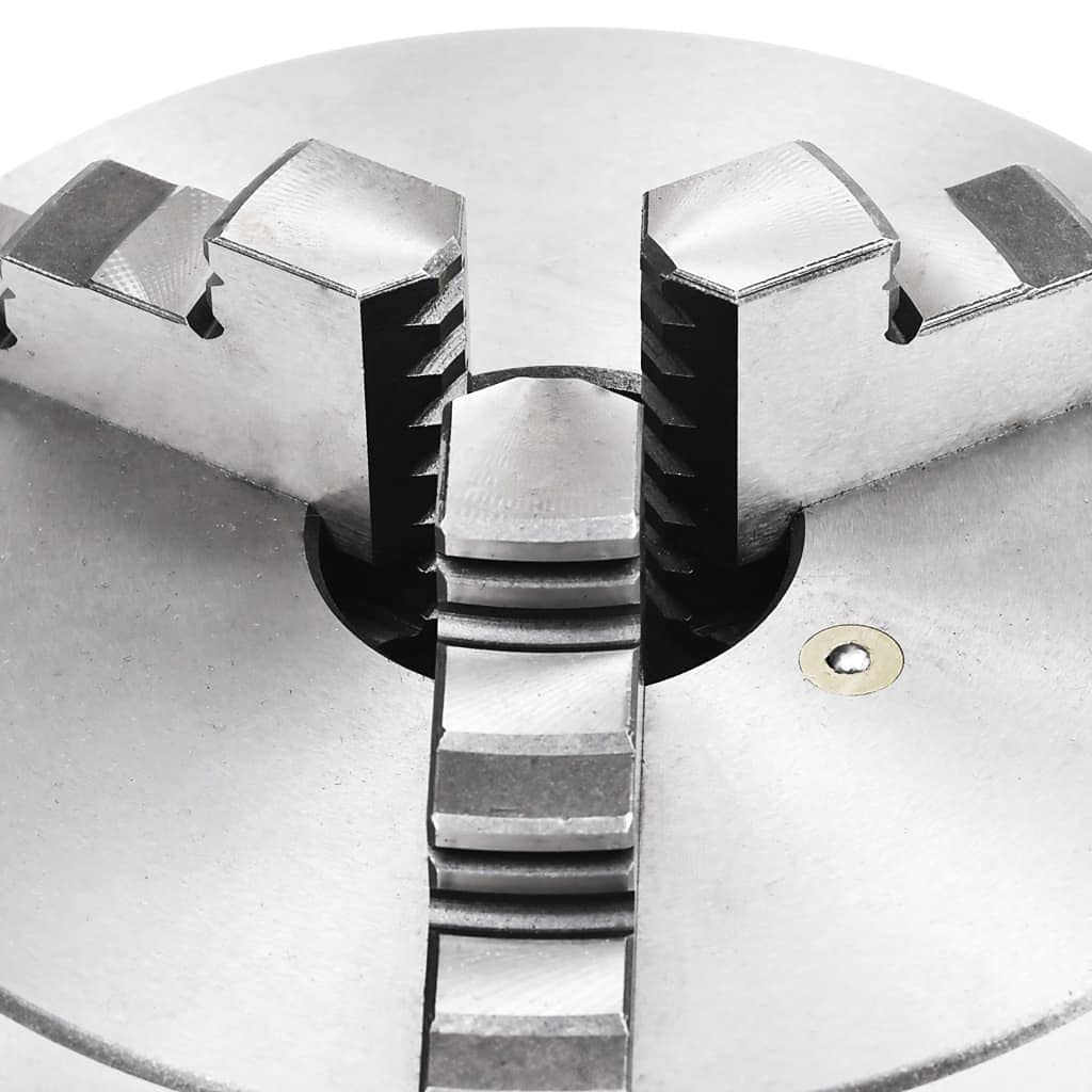 3-szczękowy uchwyt tokarski, samocentrujący, 160 mm, stal z 3 szczękami, zakres mocowania 3-145 mm, kompaktowy i trwały, do obróbki metalu, warsztatu, hobby i montażu