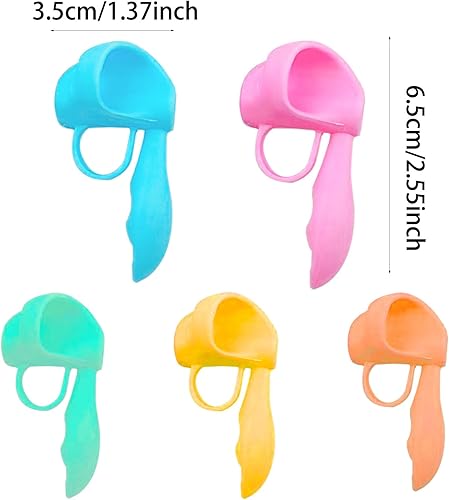 Miniatura 2 de 18 empuñaduras de lápiz para escritura a mano, herramienta de entrenamiento de corrección de postura de dedo para niños y niñas, aprender a escribir