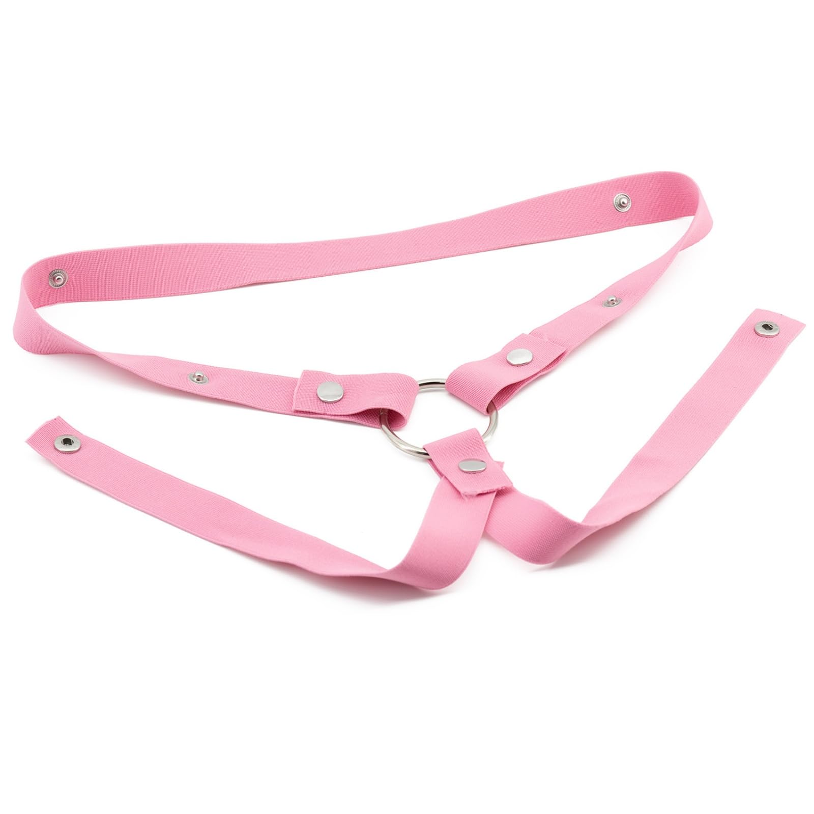 Jaula Protectora Ligera de Resina Masculina Rosa con 1 Correa Elástica de Sujeción-ESRC46