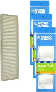 DVC Micro-Lined Replacement Filters 32076 Fit Bissell Upright Vacuums Style 7, Style 9-3 Filters