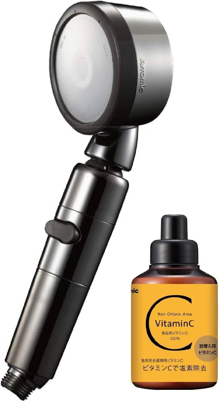 アラミック シャワーヘッド 節水 高水圧 塩素除去 ヘッドが自由自在に動く サロンスタイル 角度調整 3Dプレミアム 止水ボタン シルバー 日本製 SS-X3BA