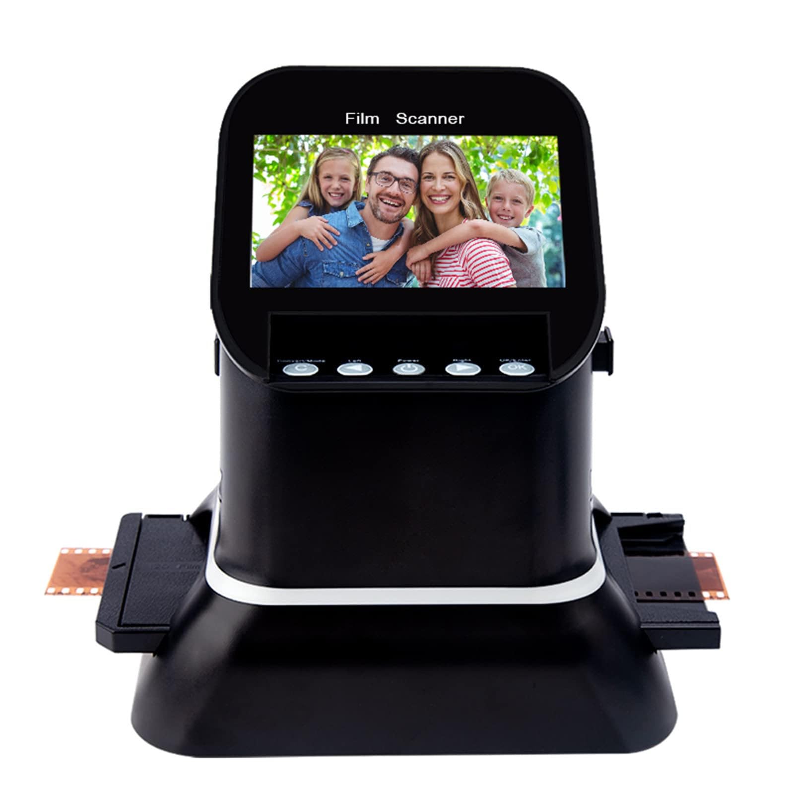 Scanner per Diapositive di pellicole da 22 Milioni di Pixel, convertitore di pellicole digitali ad Alta risoluzione, conversione di Negativi 35 mm, 135, 126, 127 e Diapositive in JPEG Digitale