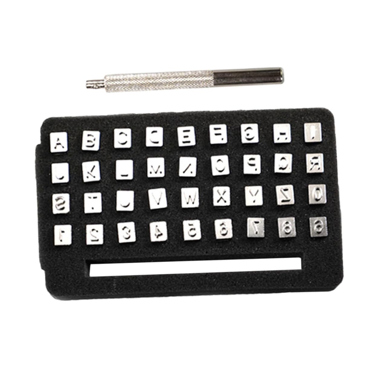 ARTIBETTER DIY Punch Leathercraft Kit Set of Leather Alphabet Stamper Smooth High Efficiency