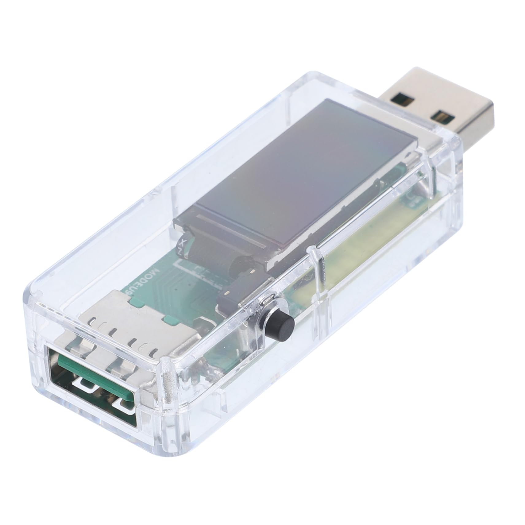 Uonlytech 5-teiliges Usb-spannungsmessgerät Usb-leistungsmessgerät Digitaler Usb-tester Monitor Ladestatus Echtzeit-datenleitungstest 12800 Lcd-display