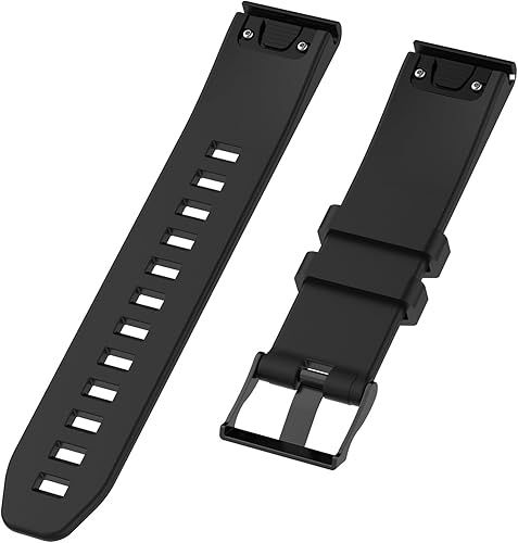 Miniatura 3 de Correa de repuesto para Garmin Fenix 5Fenix 6 ProFenix 7Forerunner 955945935Approach S62Correa de repuesto de silicona de 0.866 in para hombres y