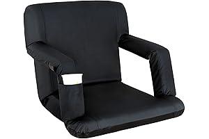 Nova 20.5"/25" Wide Stadium Seat with Backrest for Bleachers