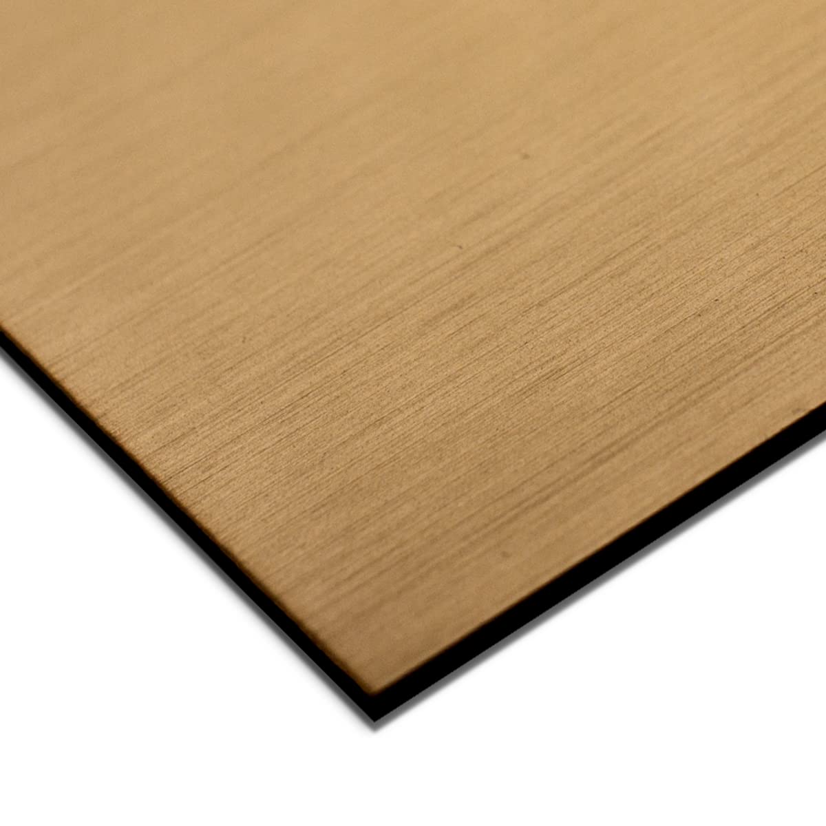 Personalisiertes Kanzleischild mit Gravur in Messing-Optik aus Acryl - 300 x 210 mm - großes Türschild, Praxisschild, Firmenschild gold-metallic
