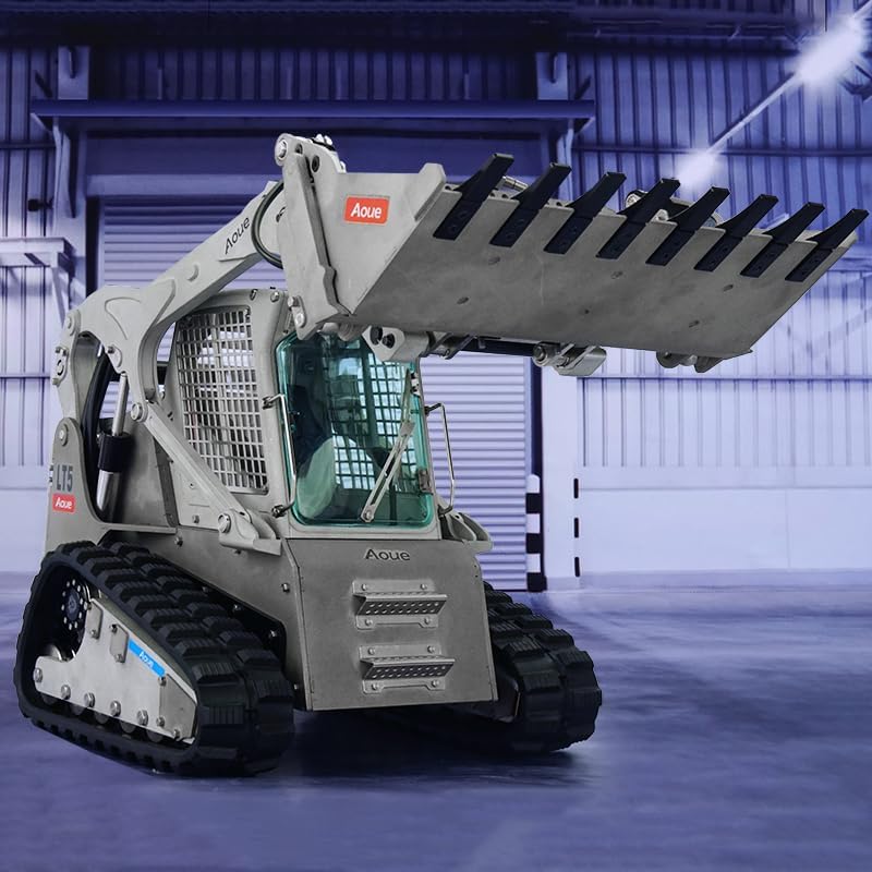 TOUCAN RC HOBBY Rubber Tracks for 1/14 LESU Hydraulic Skid Steer Loader B0008 RC Model