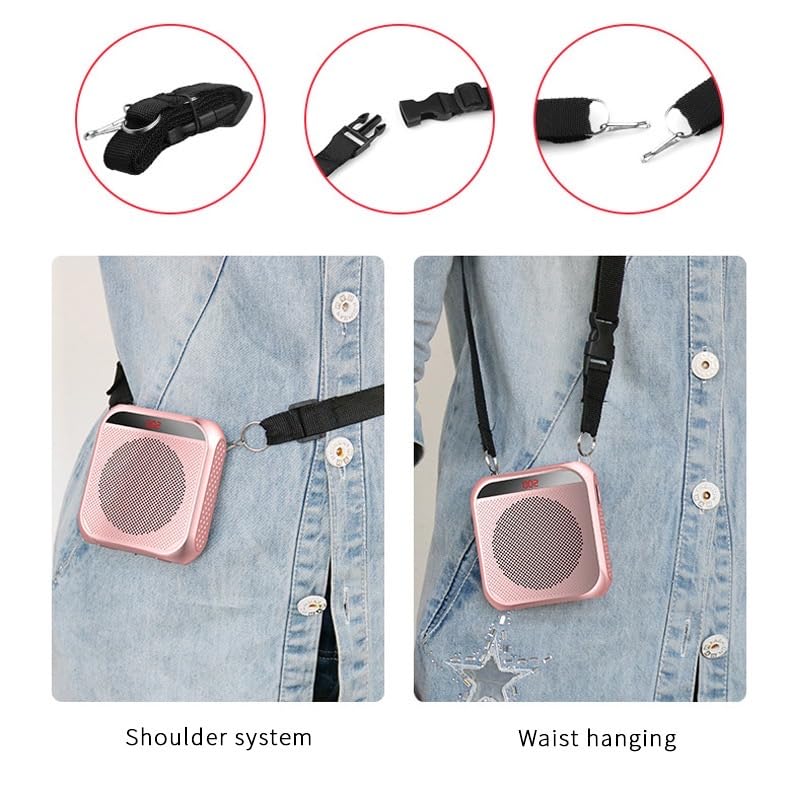 Voice Amplifier Wired Mini Portable Rechargeable with Personal Wired Microphone for Teachers, Classroom, Presentation, Tour Guides, Meeting, Coaches. - Image 3