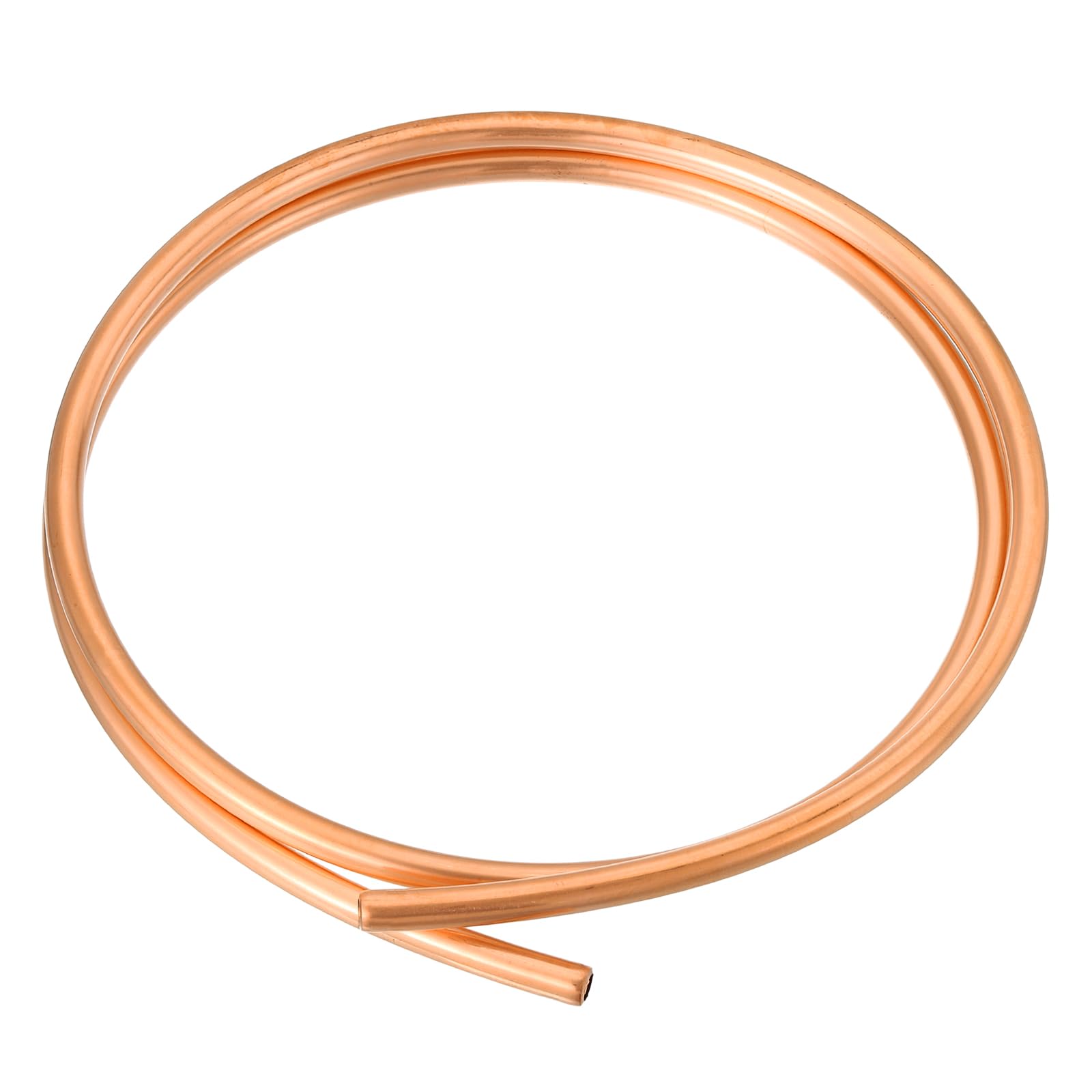 QUARKZMAN Tubo In Rame T2 0.24"ID x 13/32"OD x 5Ft, Tubo Di Refrigerazione In Rame Puro Al 99% Senza Saldature Coil Flessibile Per HVAC, Aria Condizionata, Frigorifero, Industria, DIY