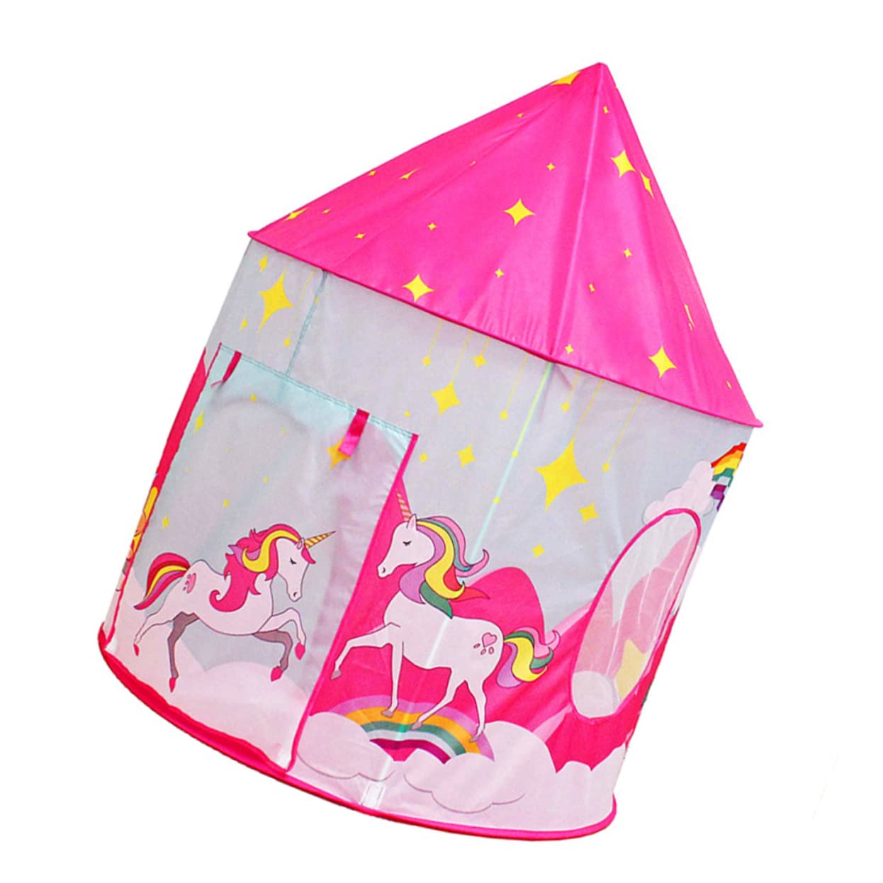Gioco Portatile per Bambini Rosa in Poliestere Leggera e Traspirante, per Feste e Camera da Letto, Set per Divertimento Sicuro