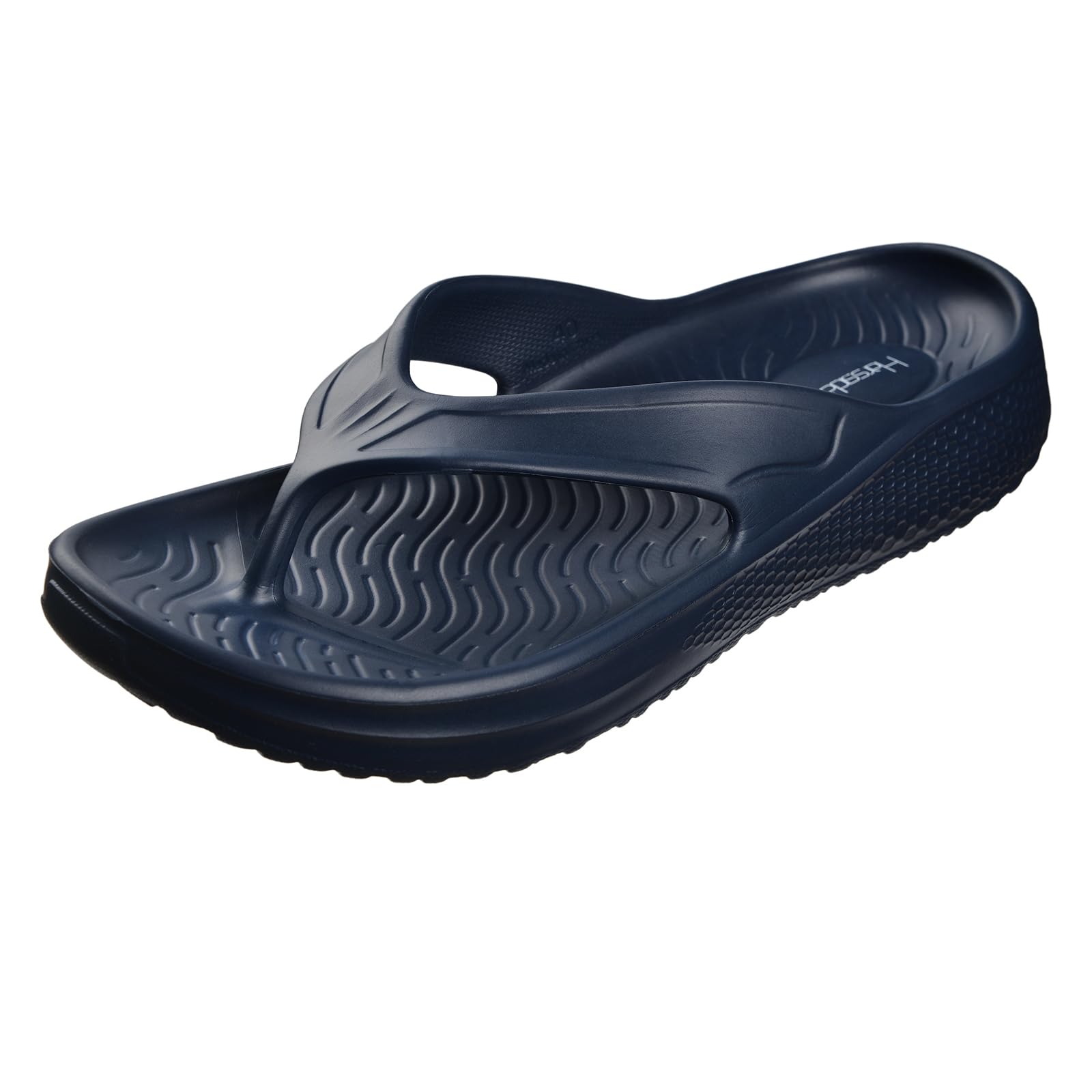 Harssidanzar Men Beach Flip Flop,Quick Drying Soft Lightweight Shower Shoes Sandals KM241CA