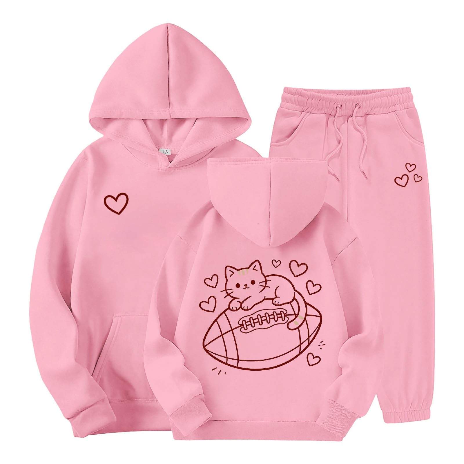 Generisch Trainingsanzug Kinder 164 Mädchen,Jogginghose Kinder 140 Rock