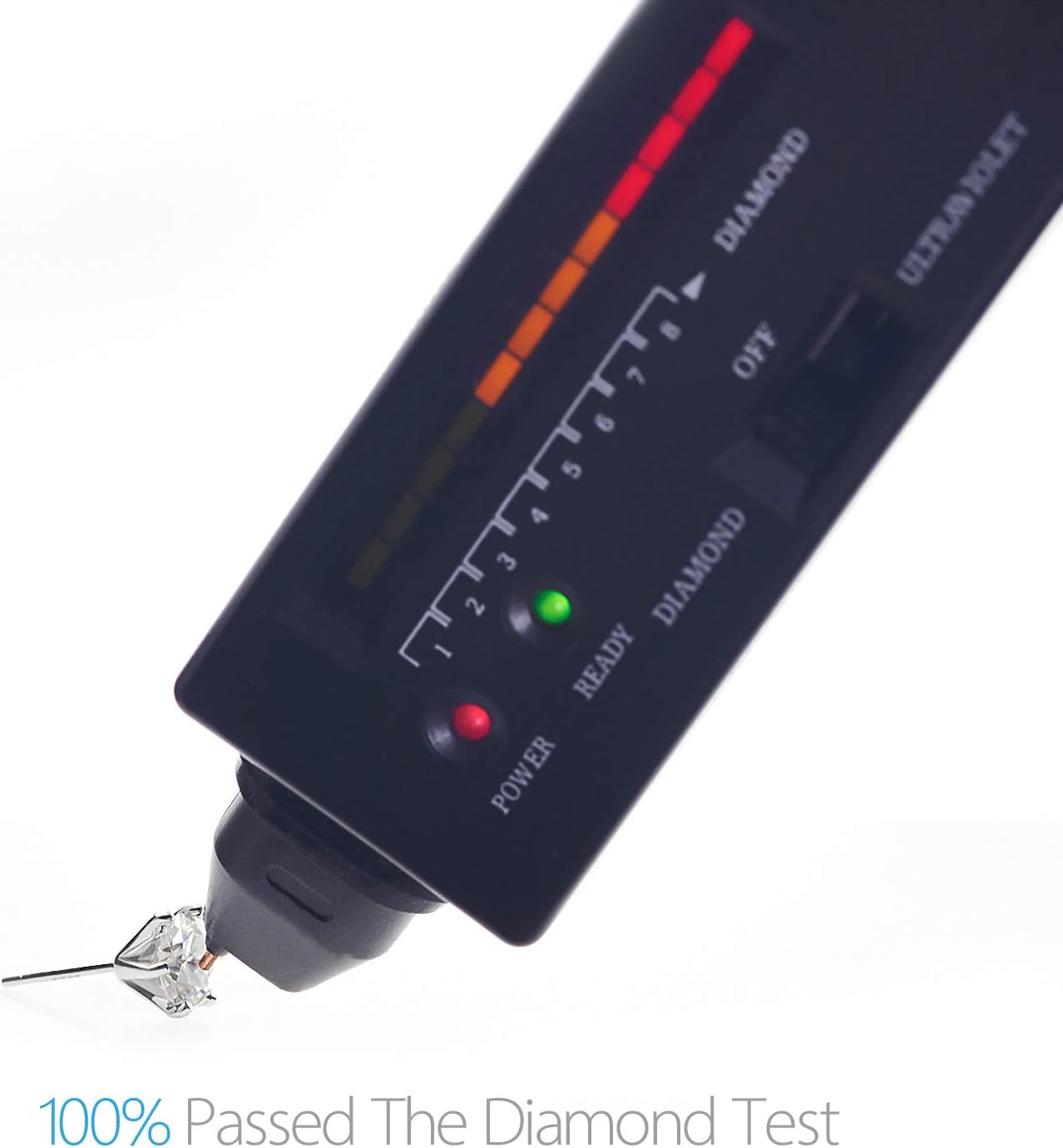 GIGAJEWE Moissanite Stud Earring Round Cut Total 2.0ct,18K White Gold Plated Silver Earring for Women Men… - Image 6