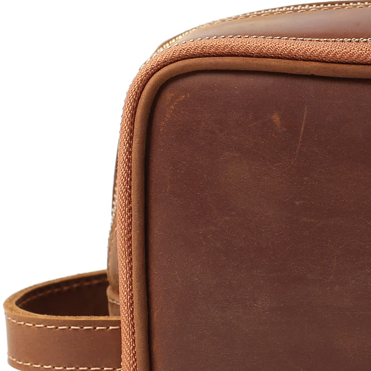 Personalisierte Leder-Kulturtasche für Herren, Reise-Rasier-Set, große Kosmetiktasche, Toilettenartikel, Badezimmer-Organizer