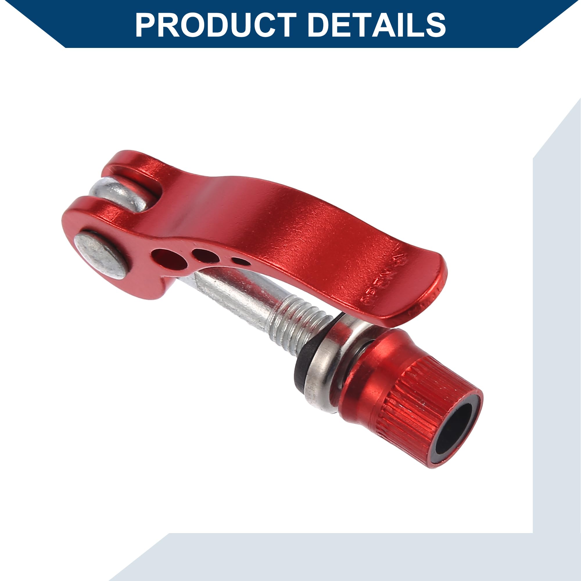 Hihaha Bike Seat Post Quick Release Pin/for Bike/Aluminium / 2 Pcs Red - Image 4