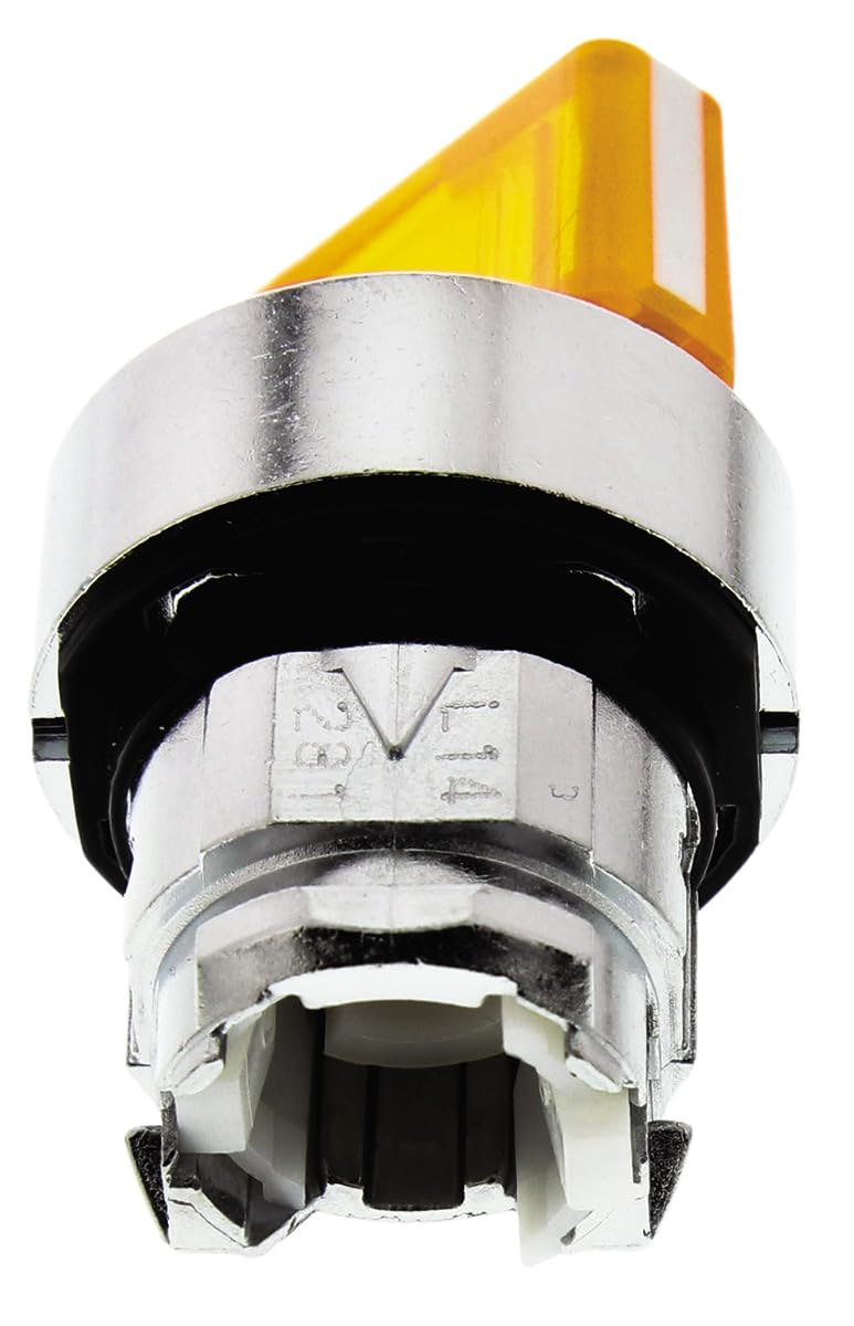 Schneider Electric, Harmony, ZB4BK1253, Orange Illuminated Selector Switch Head Ø22, 2-position stay put