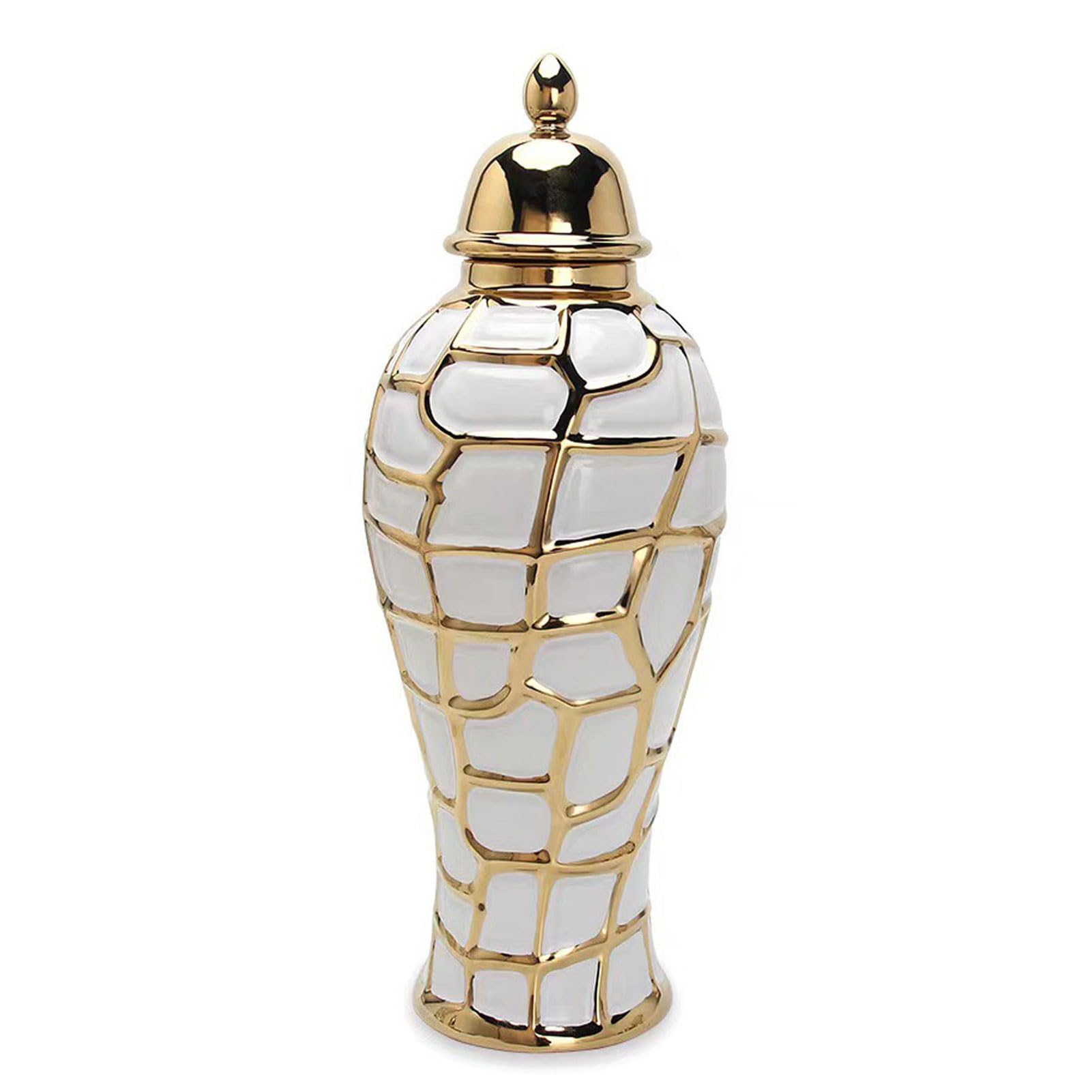 Pot de temple en céramique artisanale fine céramique avec couvercle design de luxe