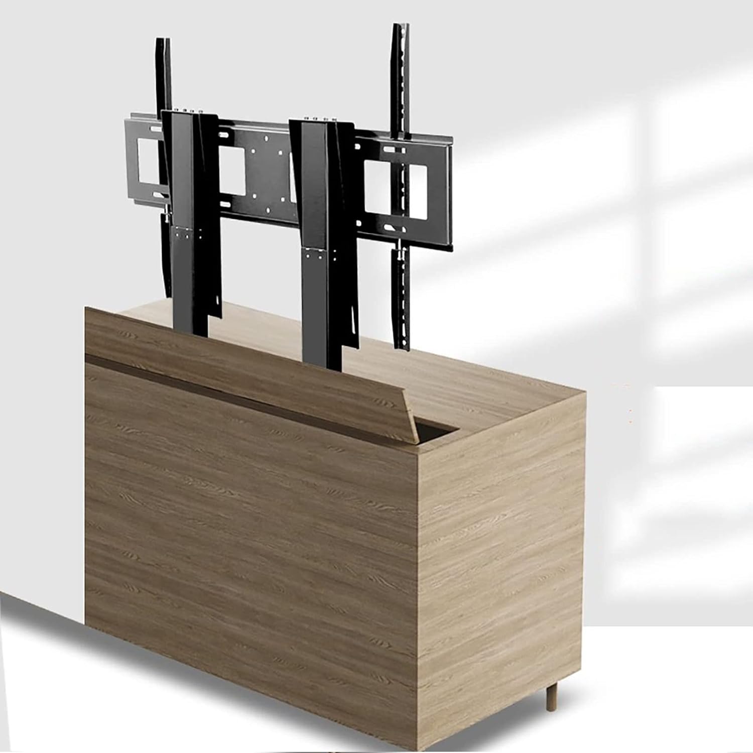 Motorized TV Lift, Electric Height Adjustable TV Mount With Remote