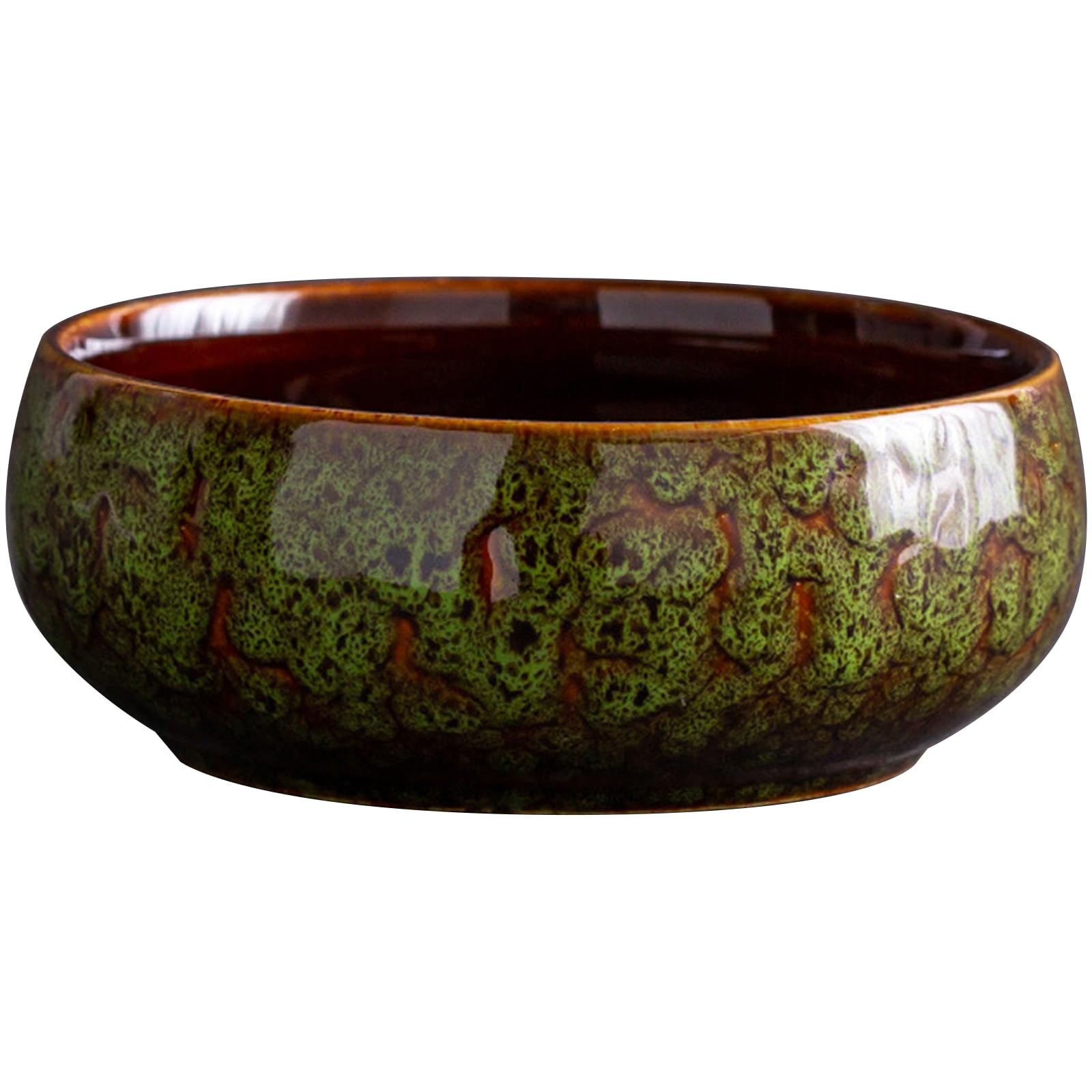 NMOWYBPY Multifunctional Ceramic Container Water Planter Bowl for Aquatic Plant & Succulents Featuring High Temperature Materials Elegant Plant Holders