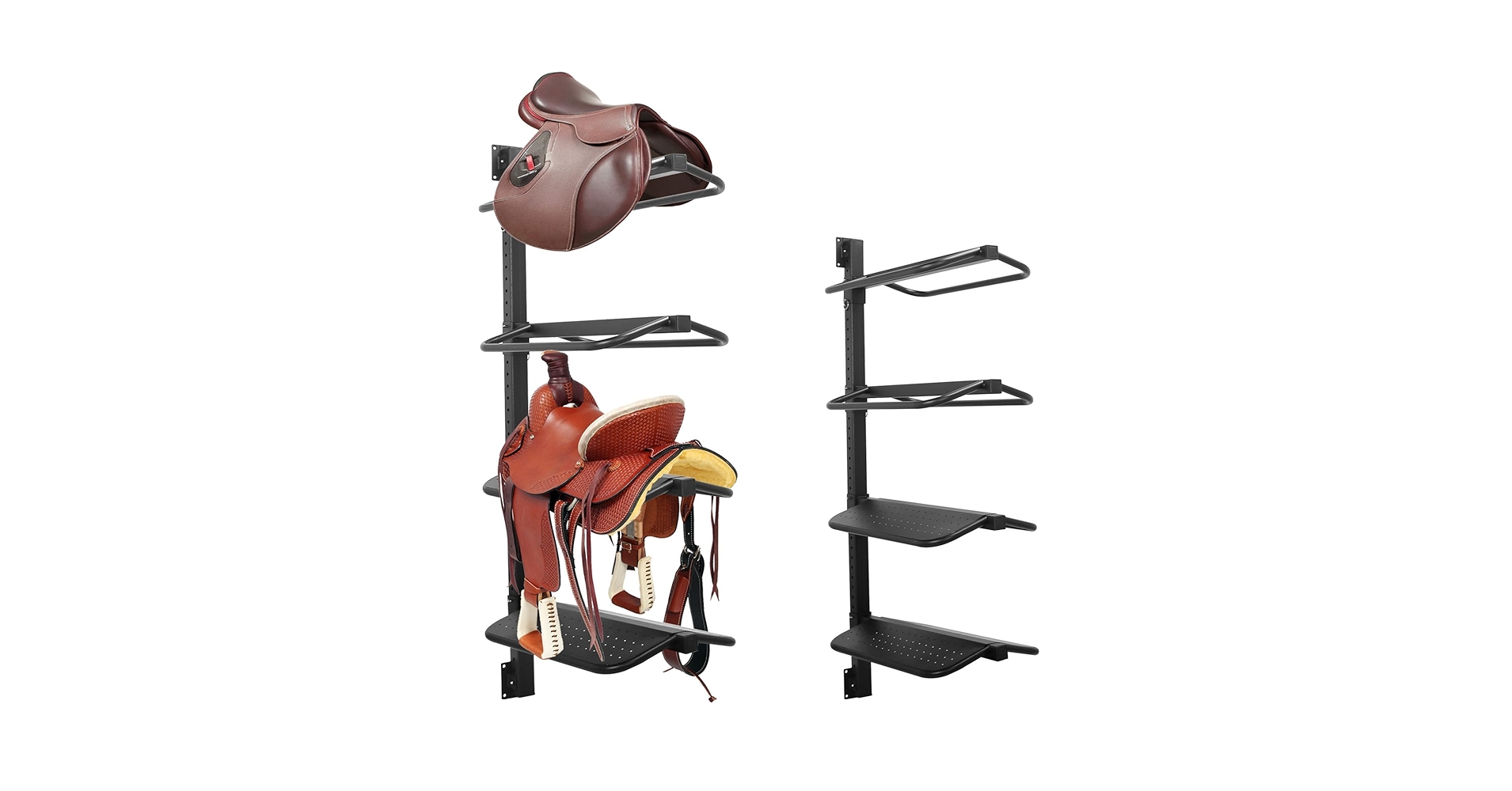 Amazon.com: Sidasu Saddle Rack, 4 Tier Saddle Stand Wall