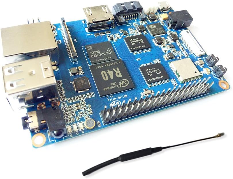 SmartFly InfoBanana Pi BPI M2 Ultra R40 Quad-Core 2GB DDR3 RAM with SATA WiFi Bluetooth 8GB eMMC Demo Board Single Board Computer