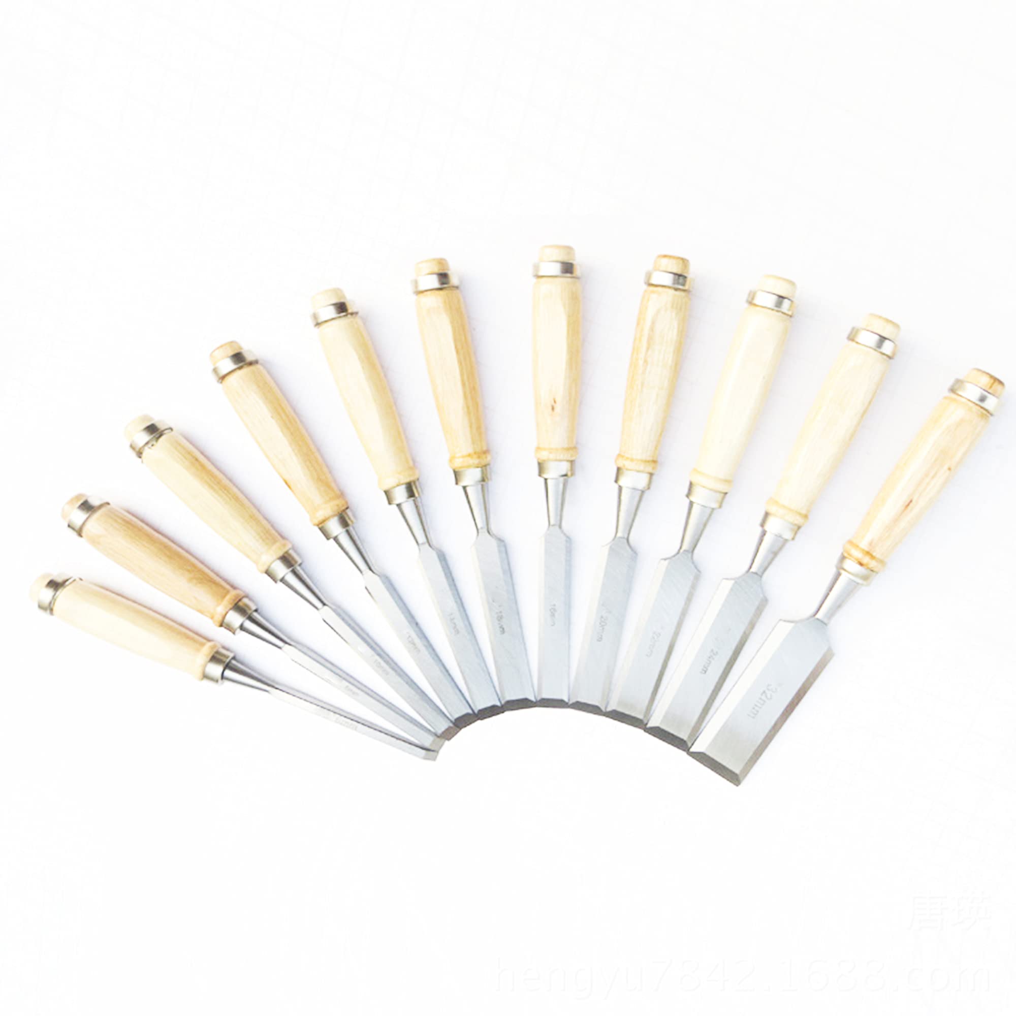 Juego Cinceles Para Madera Para Trabajar Madera Cincel Acero Con Alto Contenido Carbono Mangos Haya Cabezal Corte Para Tallar Juego Cinceles Profesionales Ancho 6mm a 32mm