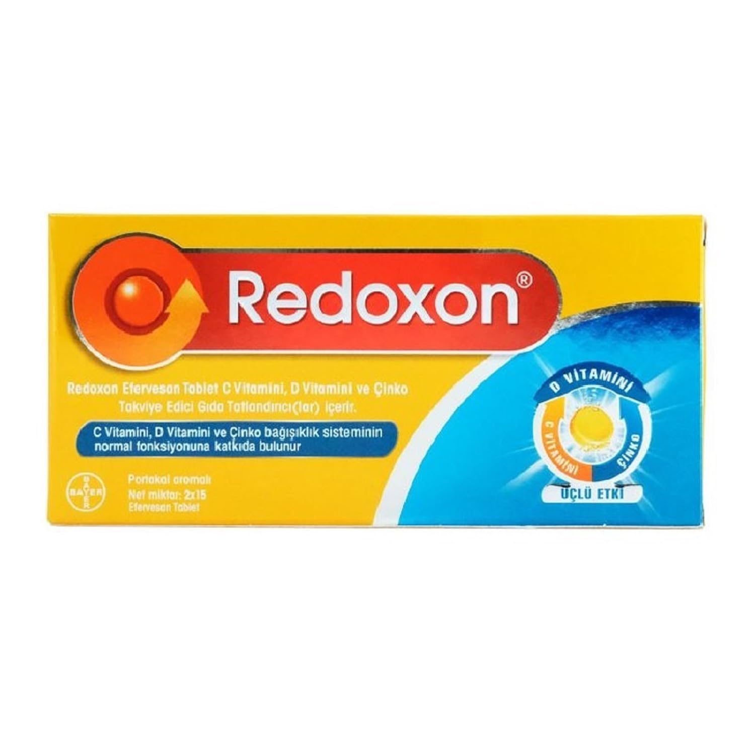 Redoxon Üçlü Etki 30 Efervesan Tablet
