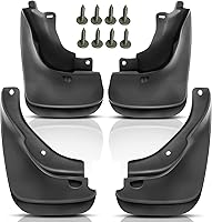 Vista 8 de YHTAUTO Juego de 4 protectores contra salpicaduras para Toyota Corolla 1988-1992 Sedan Coupe, no compatible con los modelos GTS Coupe, delantera