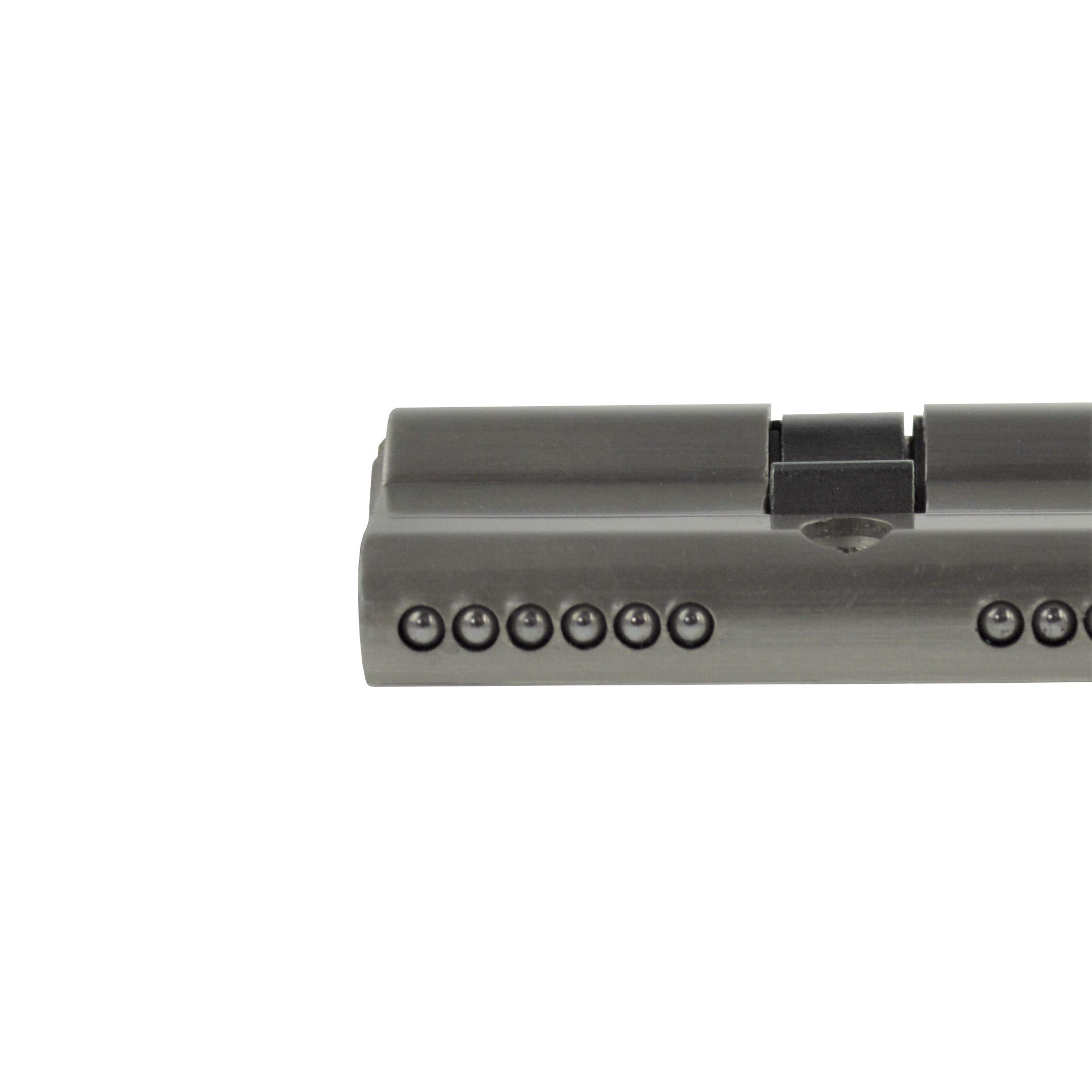 6 Cilindros de Perfil de 60 mm, 30/30, 30 Llaves, Cerradura de Cilindro con Cierre Uniforme