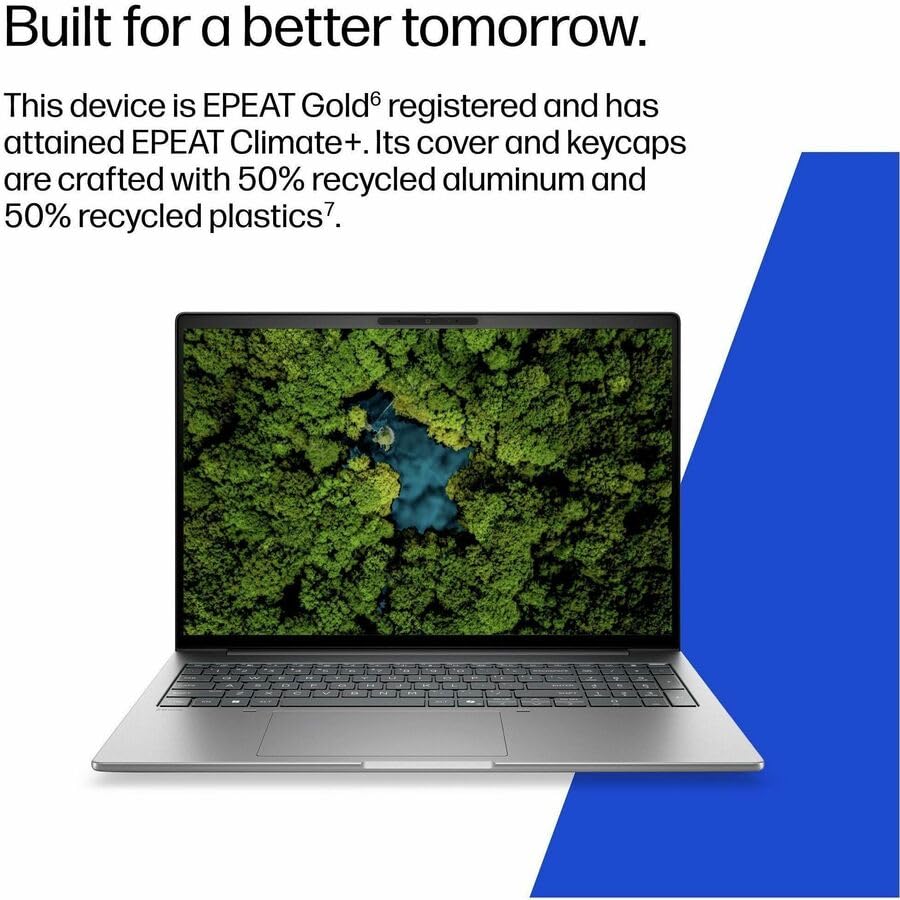 Image of HP ZBook 8 G2i 16 inch Copilot+ PC Mobile Workstation - WQUXGA - 120 Hz - Intel Core Ultra 9 Series 3 386H - 64 GB - 1 TB SSD - English Keyboard - Meteor Silver Aluminum - Intel Chip - 3840 x 2400 - Windo